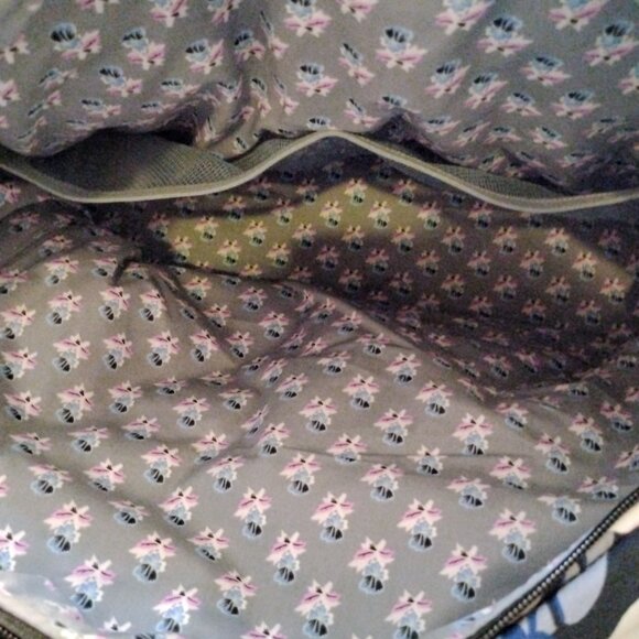 VERA BRADLEY COTTON UTILITY TRAVEL BAG MULTI COLORED - Picture 4 of 10